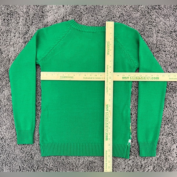 Elf Green Christmas Sweater Women’s Small Ugly Festive Christmas Party - EUC! - Picture 4 of 5
